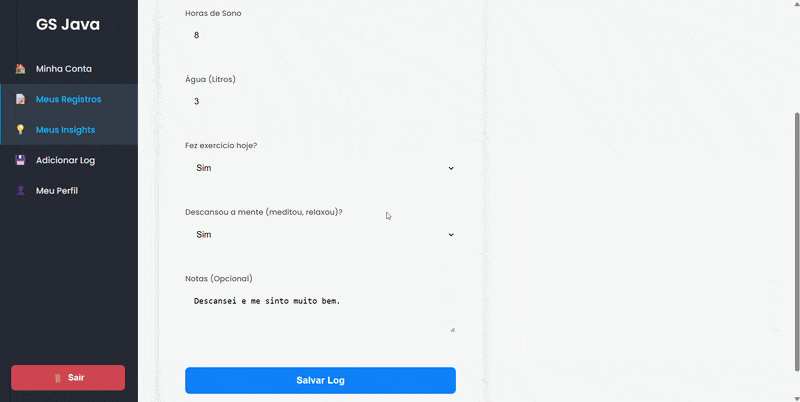 GIF: Criação de Insight